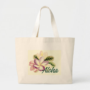 Bolsa Tote Grande Aloha Plumeria