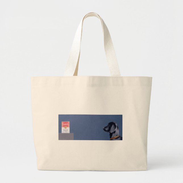 Bolsa Tote Grande Amante da arte (Frente)