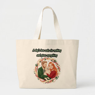 Bolsa Tote Grande Amante de cães personalizado