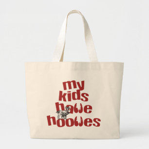 Bolsa Tote Grande Amantes de os animais Engraçados