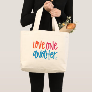Bolsa Tote Grande Amar um ao outro