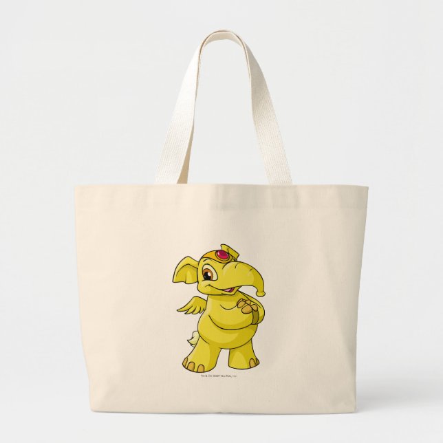 Bolsa Tote Grande Amarelo de Elephante (Frente)