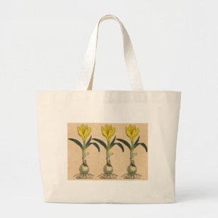 Bolsa Tote Grande Amaryllis Tulip Botanical Garden Flower