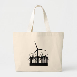 Bolsa Tote Grande ambiente das energias eólicas