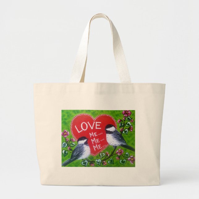 Bolsa Tote Grande "Ame-ME... EU... Eu" (Frente)