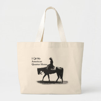 Bolsa Tote Grande Ame minha sacola de um quarto americana do cavalo