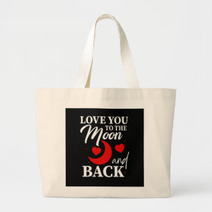 Bolsa Tote Grande Ame-te à Lua e Volta - Casal Romântico
