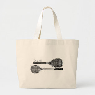 Bolsa Tote Grande "Ame toda a" sacola do tênis