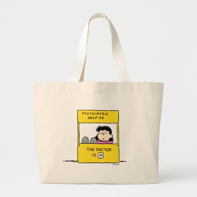 Bolsa Tote Grande Amendoins | Lucy & the Doctor In (Frente)