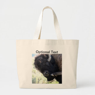 Bolsa Tote Grande American Buffalo in Yellowstone National Park