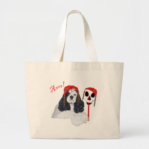 Bolsa Tote Grande American Cocker Spaniel Pirata