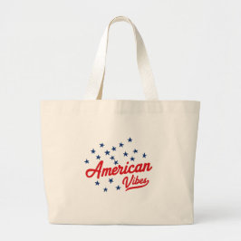 Bolsa Tote Grande American Vibes Tote Bag