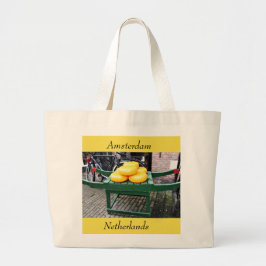 Bolsa Tote Grande Amesterdã, Países Baixos, Queijo, Compro,