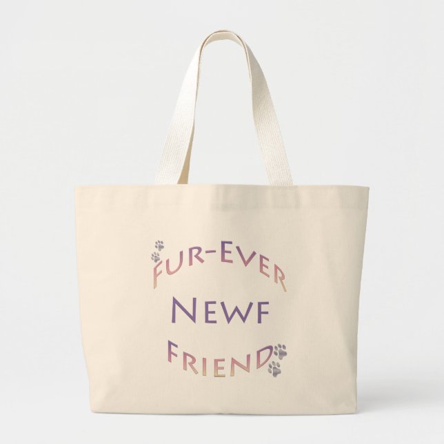 Bolsa Tote Grande Amigo de Peles de Terra Nova (Frente)