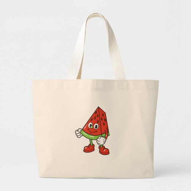 Bolsa Tote Grande Amigo Suculento (Frente)
