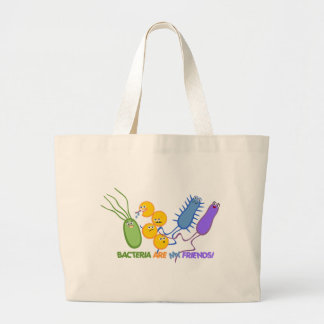 Bolsa Tote Grande Amigos bacterianos