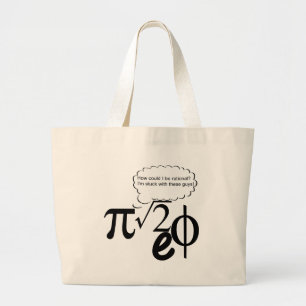 Bolsa Tote Grande Amigos irracionais