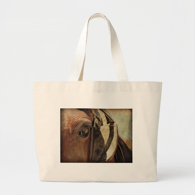 Bolsa Tote Grande Amish Horse Eye (Frente)