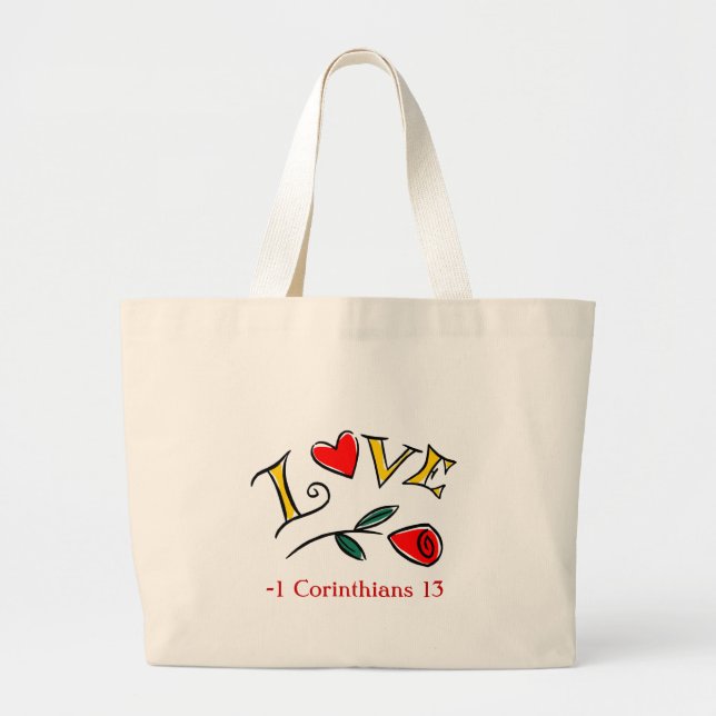 BOLSA TOTE GRANDE AMOR (Frente)
