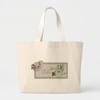 Bolsa Tote Grande Amor a jardinar Totebag