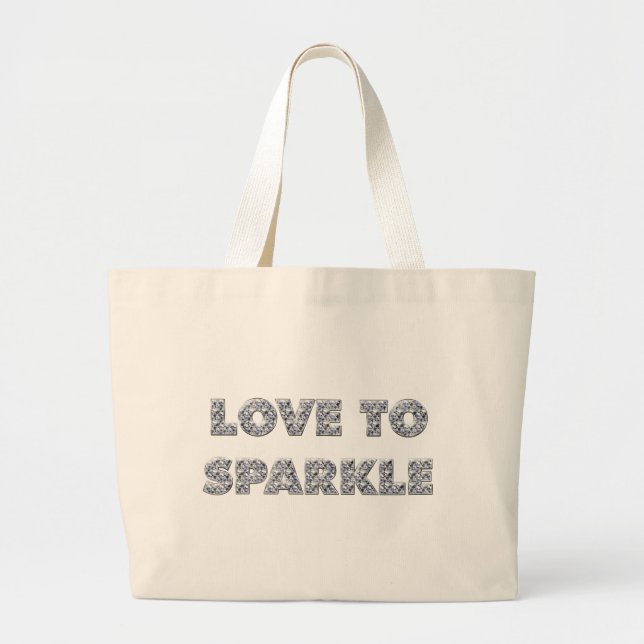 Bolsa Tote Grande Amor A Sparkle (Frente)