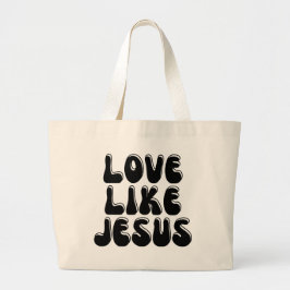 Bolsa Tote Grande Amor Como Jesus