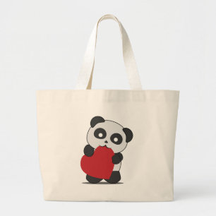 Bolsa Tote Grande Amor da panda