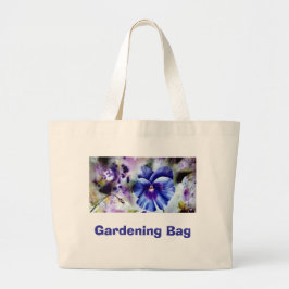 Bolsa Tote Grande Amor perfeito, saco de jardinagem