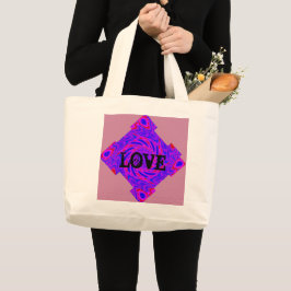BOLSA TOTE GRANDE AMOR PINK MANDALA