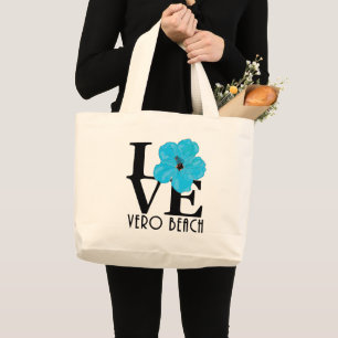 Bolsa Tote Grande AMOR Vero Beach Florida