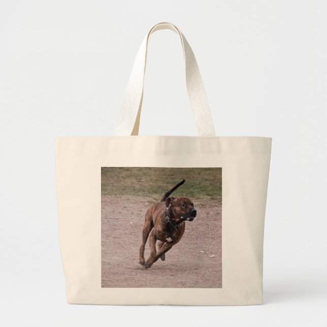 Bolsa Tote Grande Amstaff em execução (Frente)