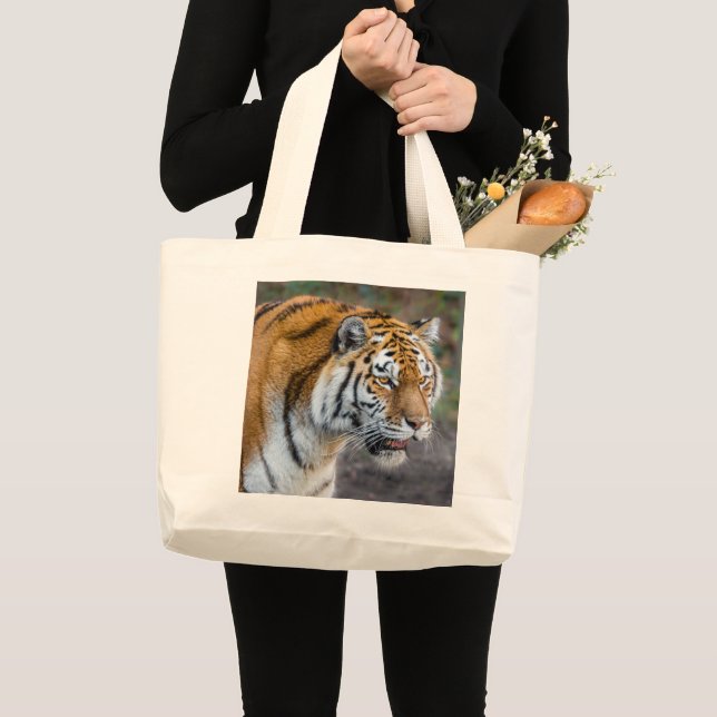 Bolsa Tote Grande Amur tiger Tóquio Grande (Frente (produto))