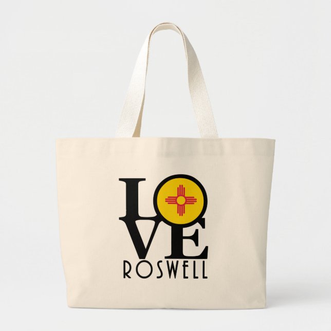 Bolsa Tote Grande AMVE Roswell Novo México (Frente)