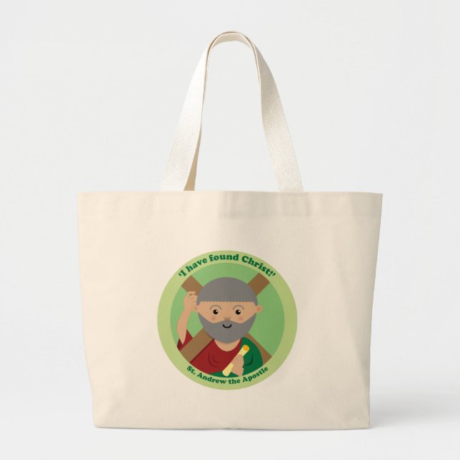 Bolsa Tote Grande Andrew, o Apostle (Frente)
