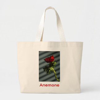 Bolsa Tote Grande Anêmona vermelha