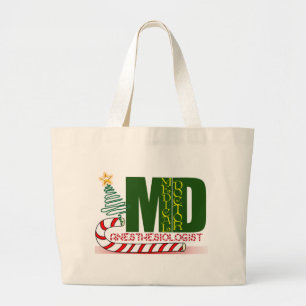 Bolsa Tote Grande Anestesiologista MERRY CHRISTMAS