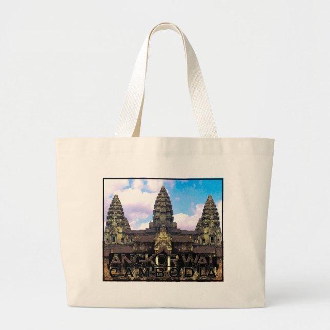 Bolsa Tote Grande Angkor Wat (Frente)