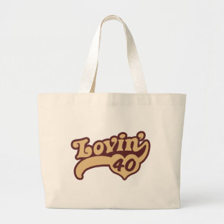 Bolsa Tote Grande aniversário de 40 anos