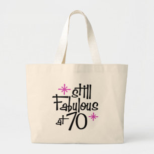 Bolsa Tote Grande aniversário do 70