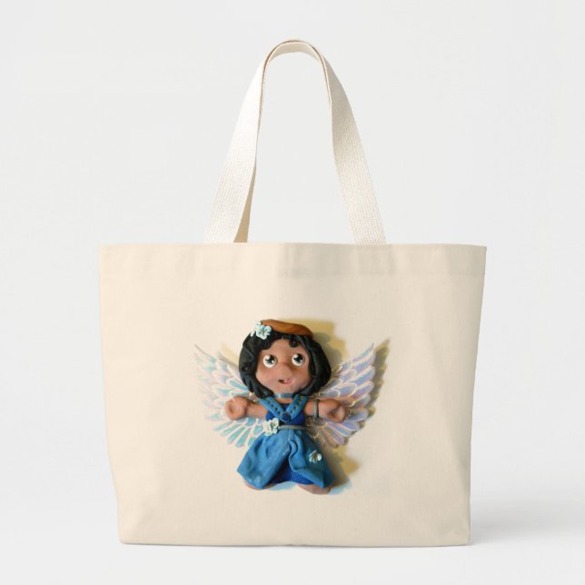 Bolsa Tote Grande Anjo de Krystal mim (Frente)