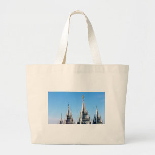 Bolsa Tote Grande anjos moroni templo mórmon salt lake city