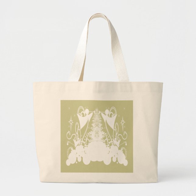 Bolsa Tote Grande Anjos Mudam de Cor (Frente)