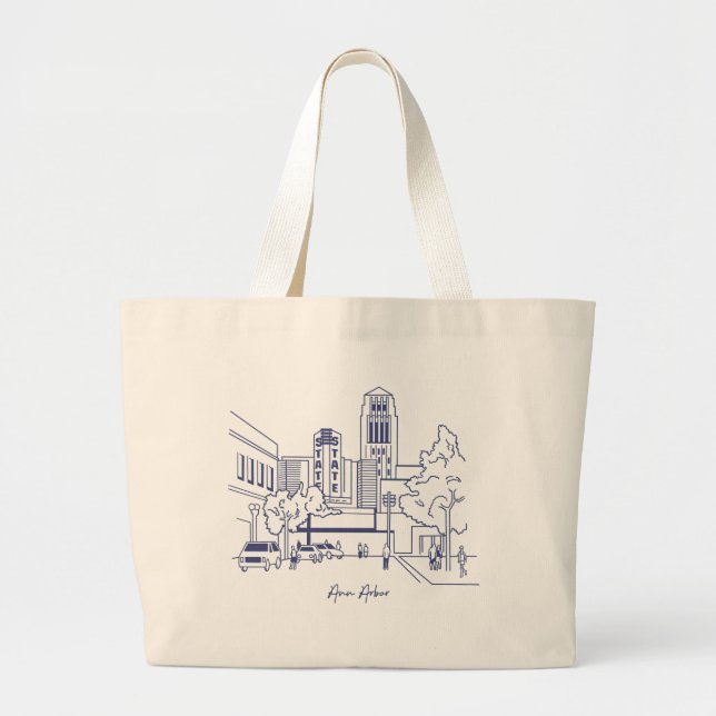 Bolsa Tote Grande Ann Arbor Tote Bag (Frente)