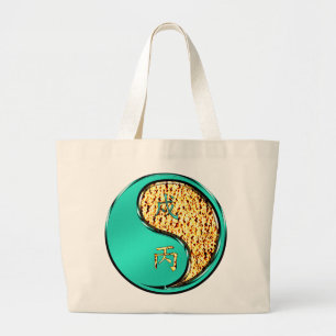 Bolsa Tote Grande Ano do Cão de Fogo