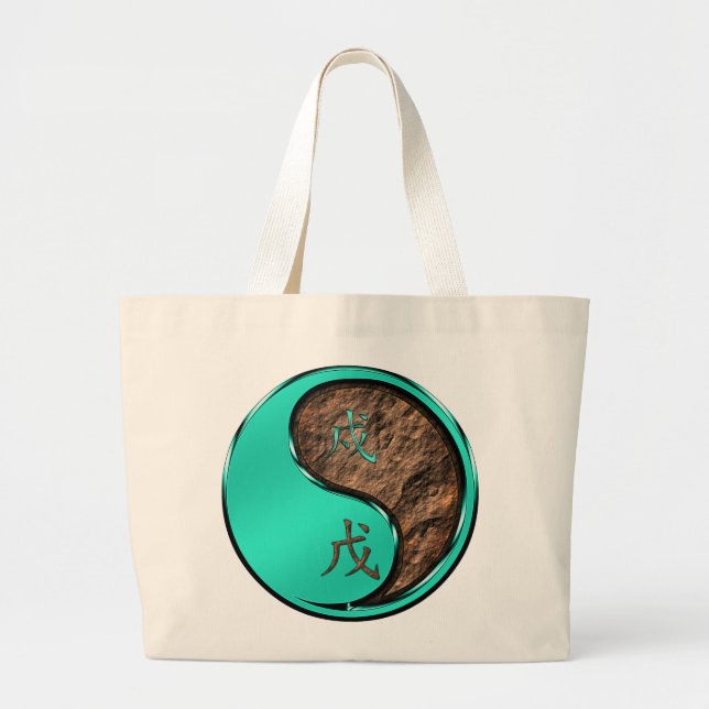 Bolsa Tote Grande Ano do Cão de Terra (Frente)
