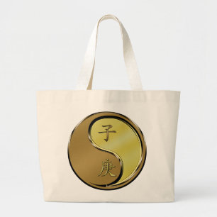 Bolsa Tote Grande Ano do Rato de Metal