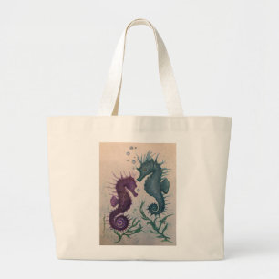 Bolsa Tote Grande Ano dos Cavalos-Marinhos