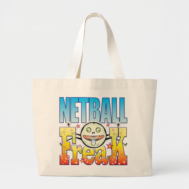 Bolsa Tote Grande Anormal Freaky do Netball (Frente)