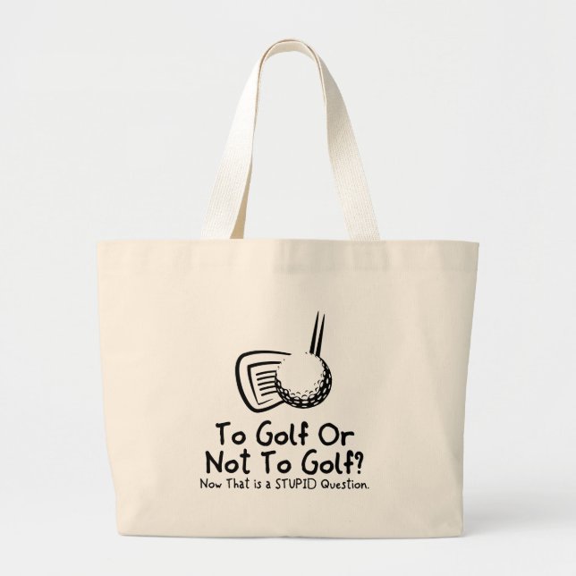 Bolsa Tote Grande Ao golfe ou para não golf (Frente)