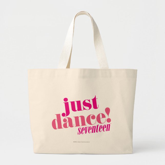 Bolsa Tote Grande Apenas dança - rosa (Frente)